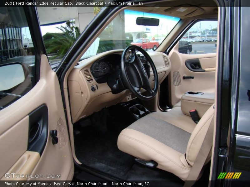 Black Clearcoat / Medium Prairie Tan 2001 Ford Ranger Edge Regular Cab