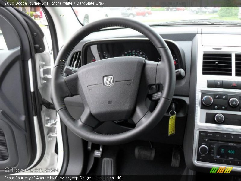 Stone White / Dark Slate Gray 2010 Dodge Journey SXT