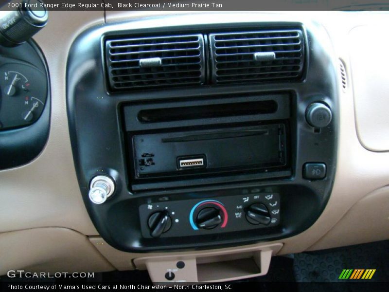 Black Clearcoat / Medium Prairie Tan 2001 Ford Ranger Edge Regular Cab