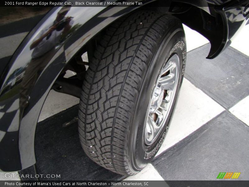 Black Clearcoat / Medium Prairie Tan 2001 Ford Ranger Edge Regular Cab