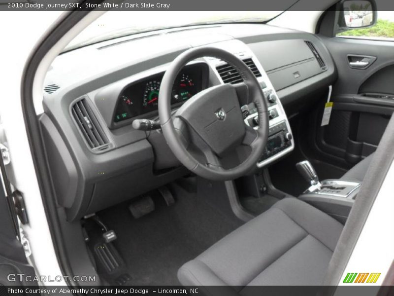 Stone White / Dark Slate Gray 2010 Dodge Journey SXT