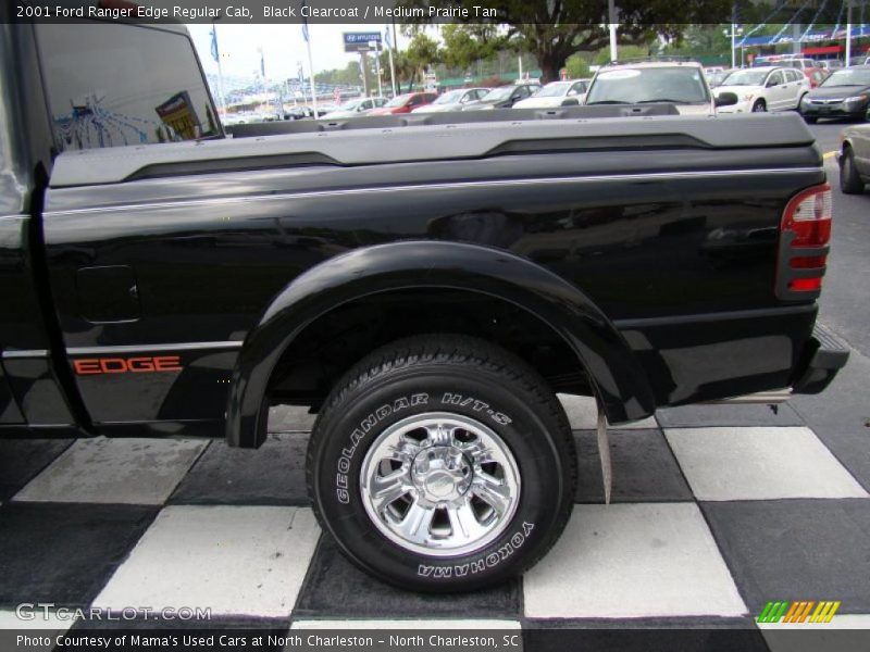 Black Clearcoat / Medium Prairie Tan 2001 Ford Ranger Edge Regular Cab