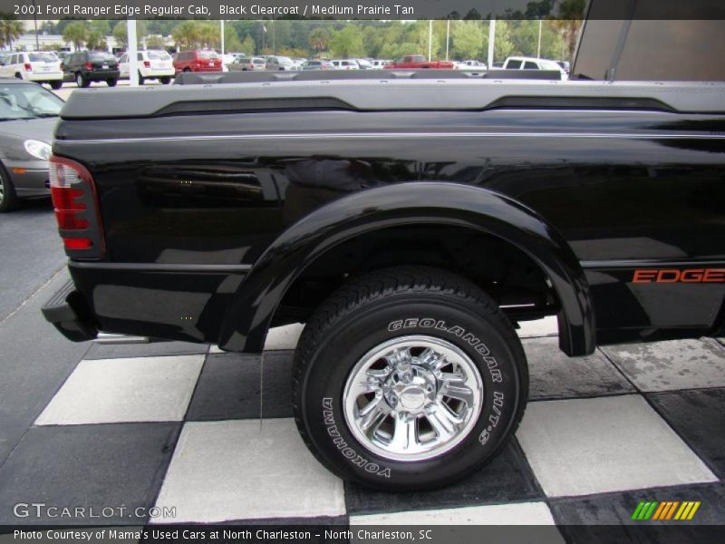 Black Clearcoat / Medium Prairie Tan 2001 Ford Ranger Edge Regular Cab