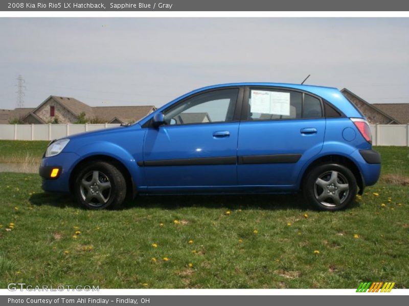 Sapphire Blue / Gray 2008 Kia Rio Rio5 LX Hatchback