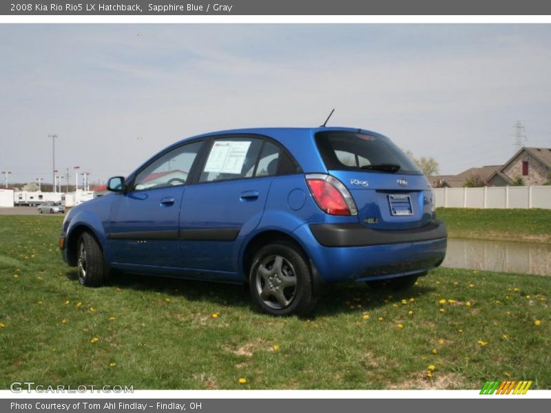 Sapphire Blue / Gray 2008 Kia Rio Rio5 LX Hatchback