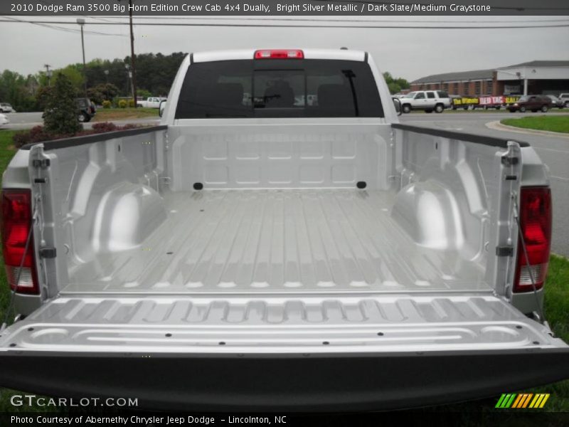 Bright Silver Metallic / Dark Slate/Medium Graystone 2010 Dodge Ram 3500 Big Horn Edition Crew Cab 4x4 Dually