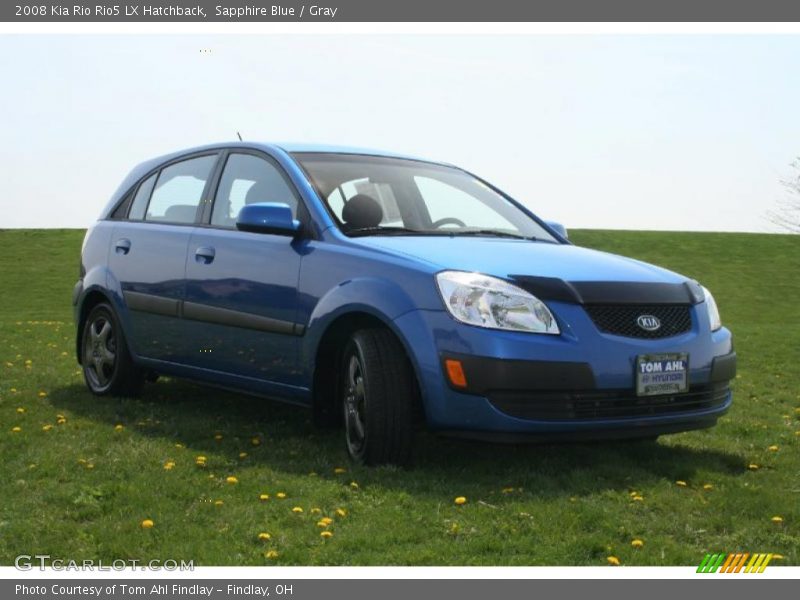 Sapphire Blue / Gray 2008 Kia Rio Rio5 LX Hatchback