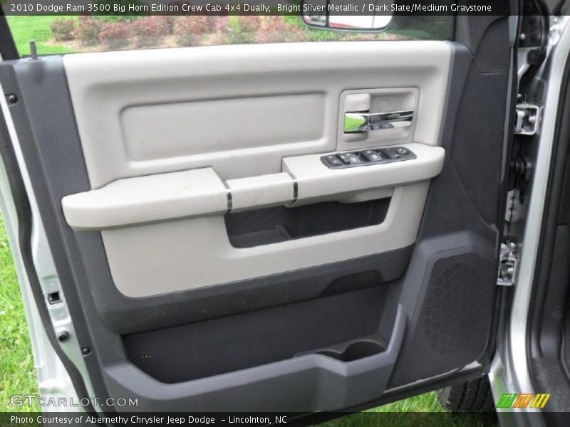 Bright Silver Metallic / Dark Slate/Medium Graystone 2010 Dodge Ram 3500 Big Horn Edition Crew Cab 4x4 Dually