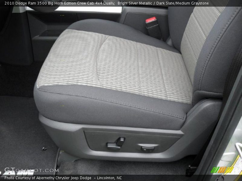 Bright Silver Metallic / Dark Slate/Medium Graystone 2010 Dodge Ram 3500 Big Horn Edition Crew Cab 4x4 Dually