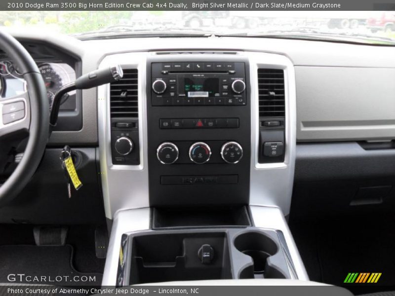 Bright Silver Metallic / Dark Slate/Medium Graystone 2010 Dodge Ram 3500 Big Horn Edition Crew Cab 4x4 Dually