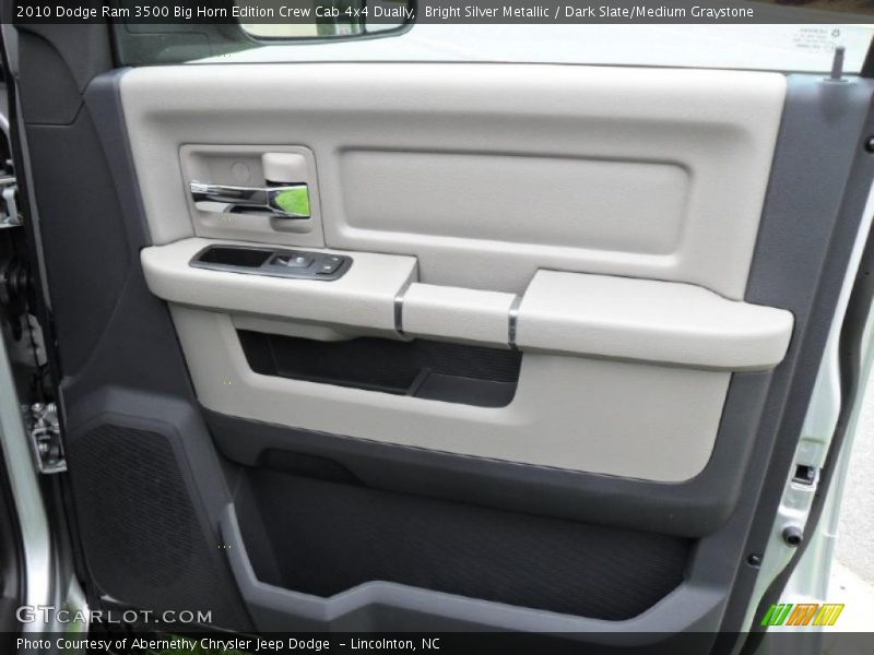 Bright Silver Metallic / Dark Slate/Medium Graystone 2010 Dodge Ram 3500 Big Horn Edition Crew Cab 4x4 Dually