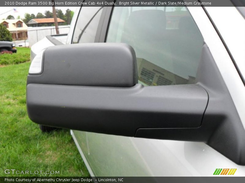 Bright Silver Metallic / Dark Slate/Medium Graystone 2010 Dodge Ram 3500 Big Horn Edition Crew Cab 4x4 Dually