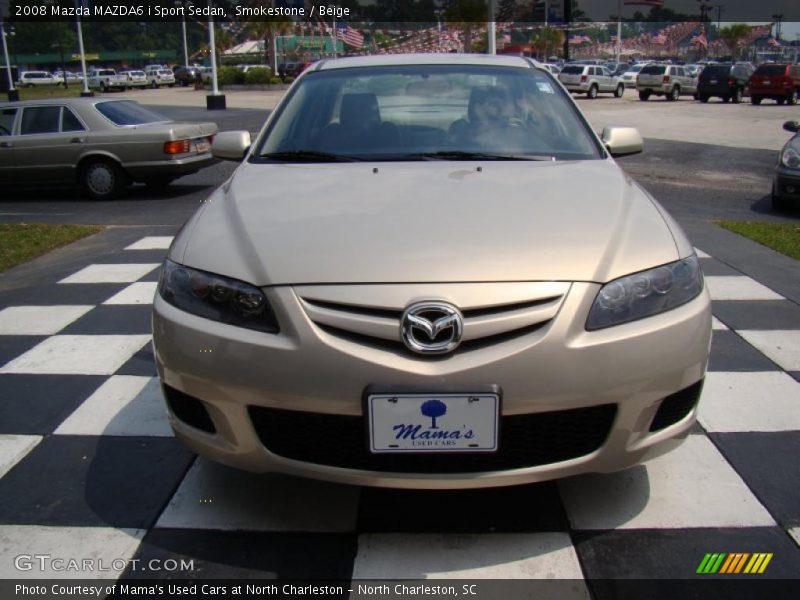 Smokestone / Beige 2008 Mazda MAZDA6 i Sport Sedan