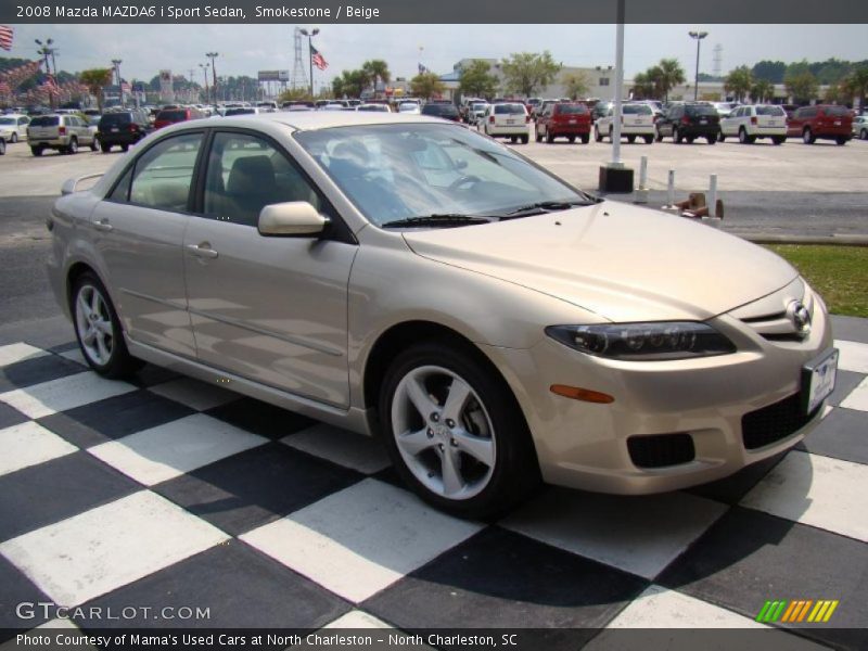 Smokestone / Beige 2008 Mazda MAZDA6 i Sport Sedan