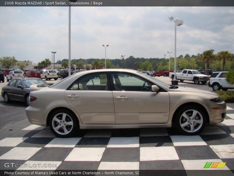 Smokestone / Beige 2008 Mazda MAZDA6 i Sport Sedan