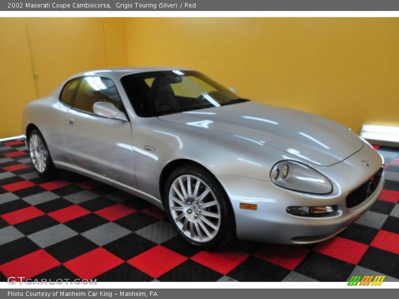 Grigio Touring (Silver) / Red 2002 Maserati Coupe Cambiocorsa