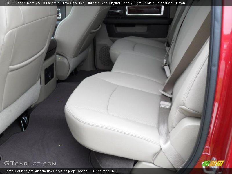 Inferno Red Crystal Pearl / Light Pebble Beige/Bark Brown 2010 Dodge Ram 2500 Laramie Crew Cab 4x4