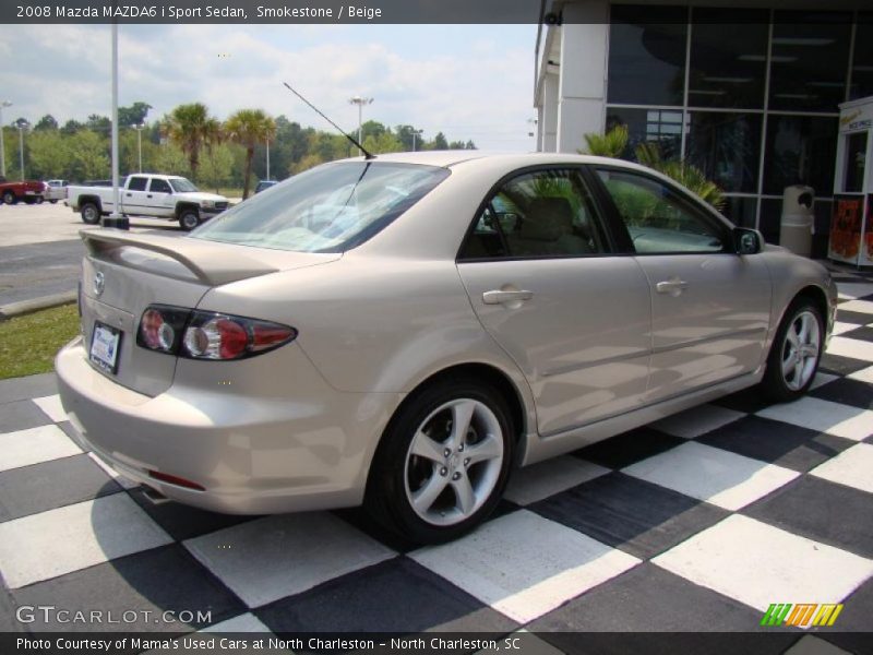 Smokestone / Beige 2008 Mazda MAZDA6 i Sport Sedan