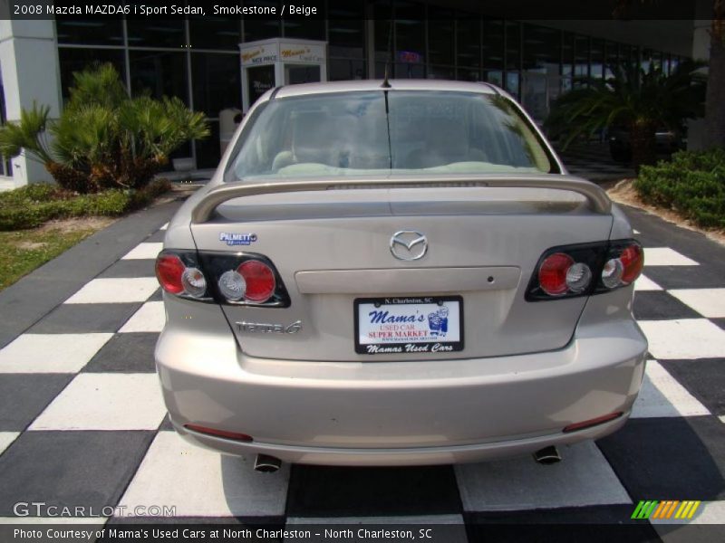 Smokestone / Beige 2008 Mazda MAZDA6 i Sport Sedan