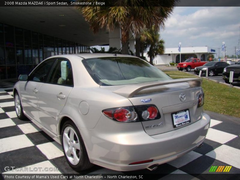 Smokestone / Beige 2008 Mazda MAZDA6 i Sport Sedan