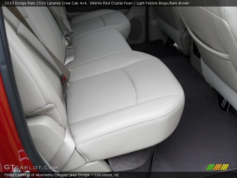 Inferno Red Crystal Pearl / Light Pebble Beige/Bark Brown 2010 Dodge Ram 2500 Laramie Crew Cab 4x4