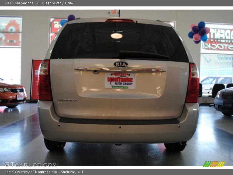 Clear Silver / Gray 2010 Kia Sedona LX