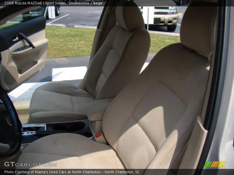 Smokestone / Beige 2008 Mazda MAZDA6 i Sport Sedan