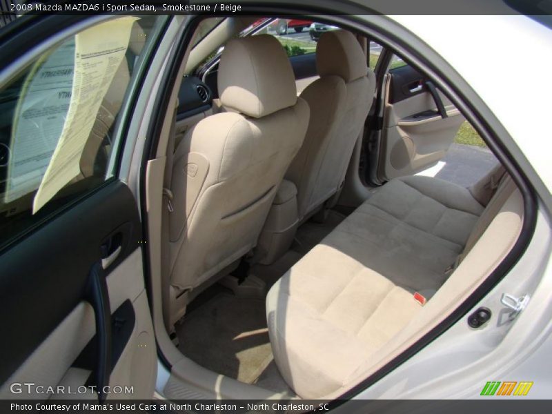 Smokestone / Beige 2008 Mazda MAZDA6 i Sport Sedan