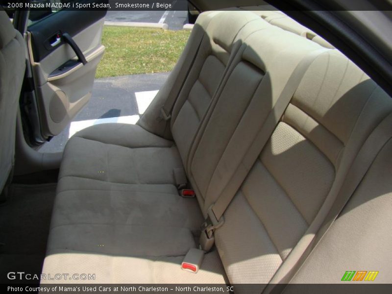 Smokestone / Beige 2008 Mazda MAZDA6 i Sport Sedan