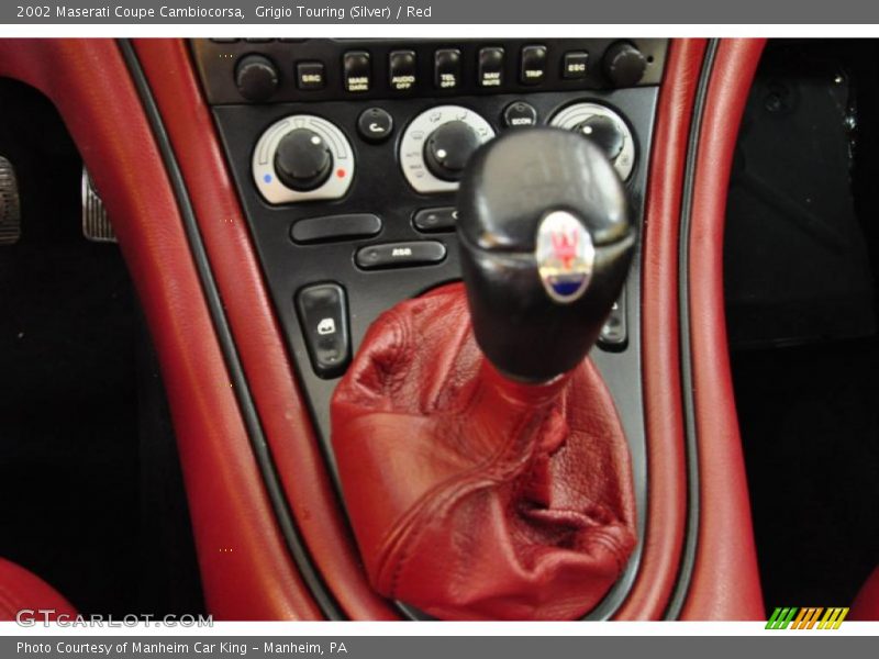 Grigio Touring (Silver) / Red 2002 Maserati Coupe Cambiocorsa
