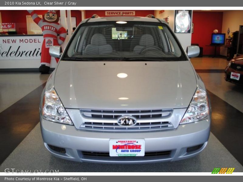 Clear Silver / Gray 2010 Kia Sedona LX