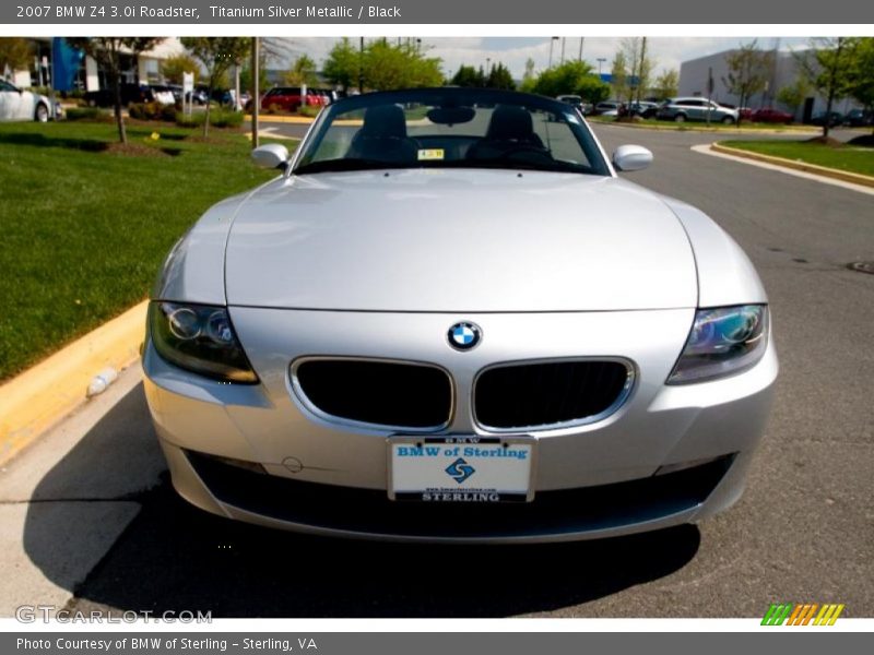 Titanium Silver Metallic / Black 2007 BMW Z4 3.0i Roadster