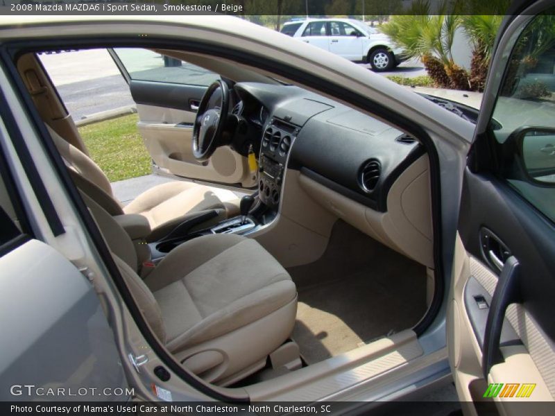 Smokestone / Beige 2008 Mazda MAZDA6 i Sport Sedan