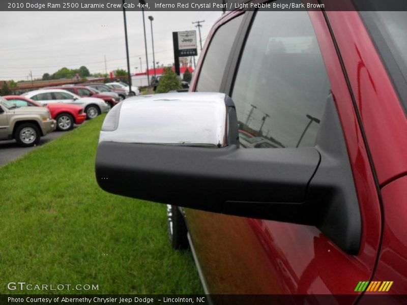 Inferno Red Crystal Pearl / Light Pebble Beige/Bark Brown 2010 Dodge Ram 2500 Laramie Crew Cab 4x4