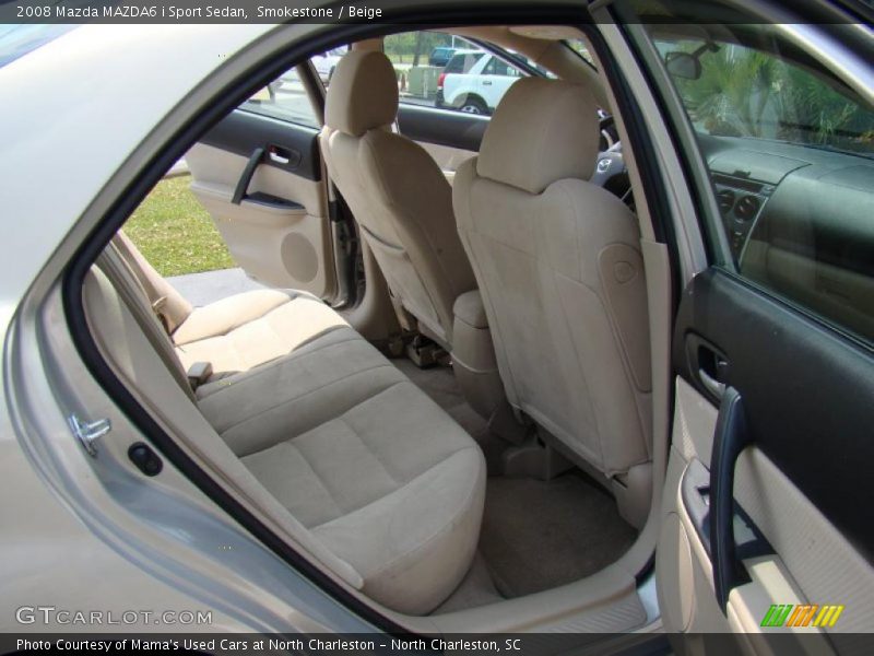 Smokestone / Beige 2008 Mazda MAZDA6 i Sport Sedan