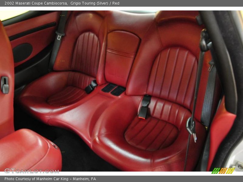 Grigio Touring (Silver) / Red 2002 Maserati Coupe Cambiocorsa