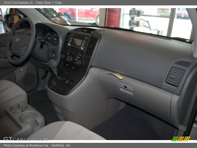 Clear Silver / Gray 2010 Kia Sedona LX