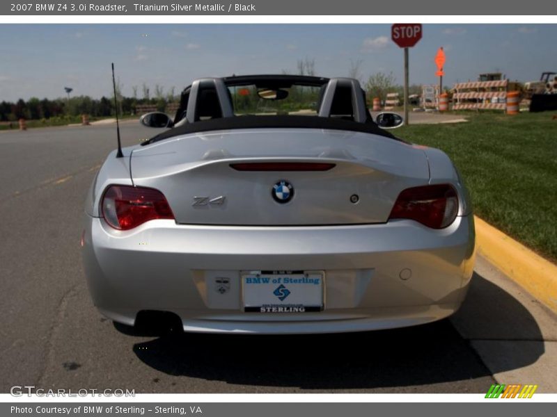 Titanium Silver Metallic / Black 2007 BMW Z4 3.0i Roadster