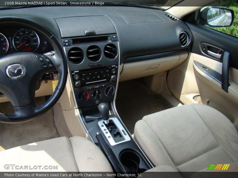 Smokestone / Beige 2008 Mazda MAZDA6 i Sport Sedan