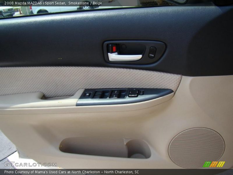 Smokestone / Beige 2008 Mazda MAZDA6 i Sport Sedan