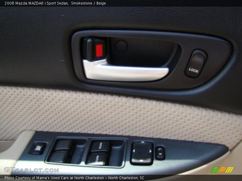 Smokestone / Beige 2008 Mazda MAZDA6 i Sport Sedan
