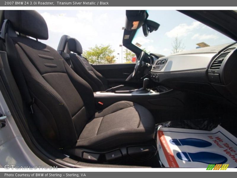 Titanium Silver Metallic / Black 2007 BMW Z4 3.0i Roadster