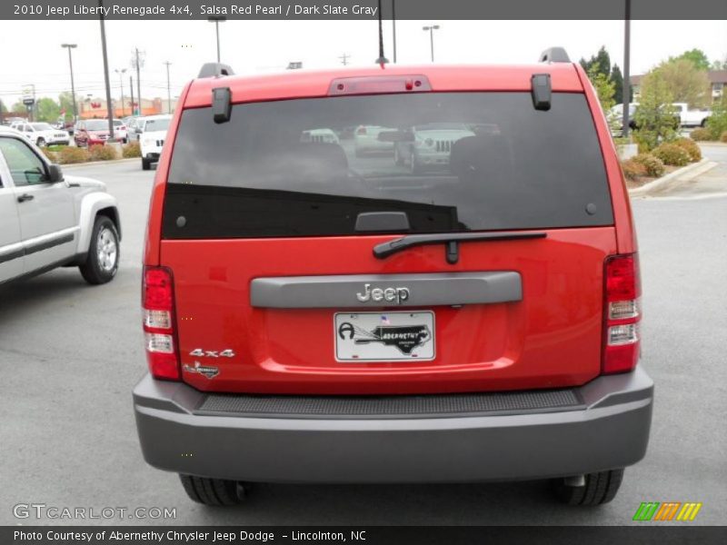 Salsa Red Pearl / Dark Slate Gray 2010 Jeep Liberty Renegade 4x4
