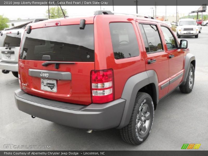 Salsa Red Pearl / Dark Slate Gray 2010 Jeep Liberty Renegade 4x4
