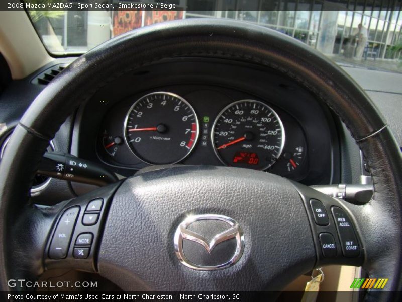Smokestone / Beige 2008 Mazda MAZDA6 i Sport Sedan