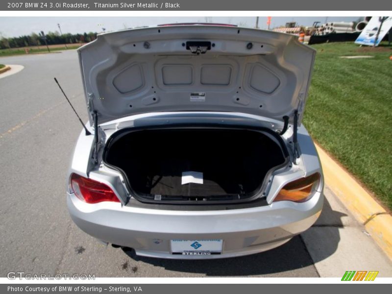 Titanium Silver Metallic / Black 2007 BMW Z4 3.0i Roadster
