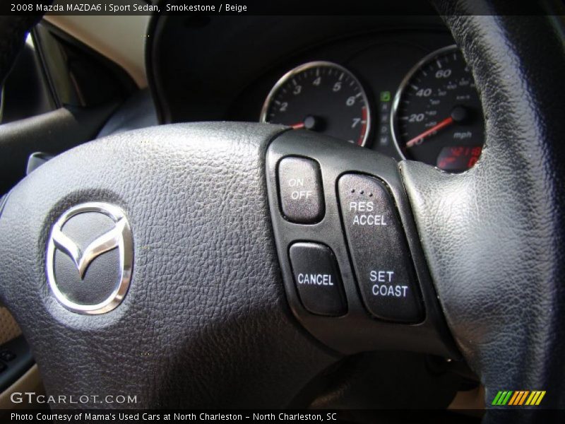 Smokestone / Beige 2008 Mazda MAZDA6 i Sport Sedan