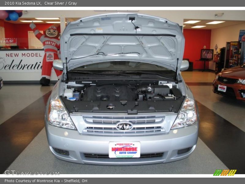 Clear Silver / Gray 2010 Kia Sedona LX