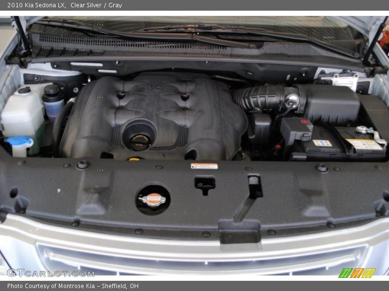 Clear Silver / Gray 2010 Kia Sedona LX