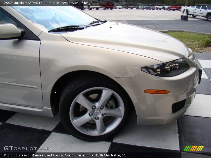 Smokestone / Beige 2008 Mazda MAZDA6 i Sport Sedan